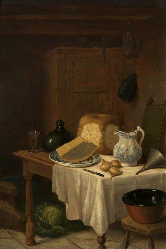 Kitchen Interior with Still Life