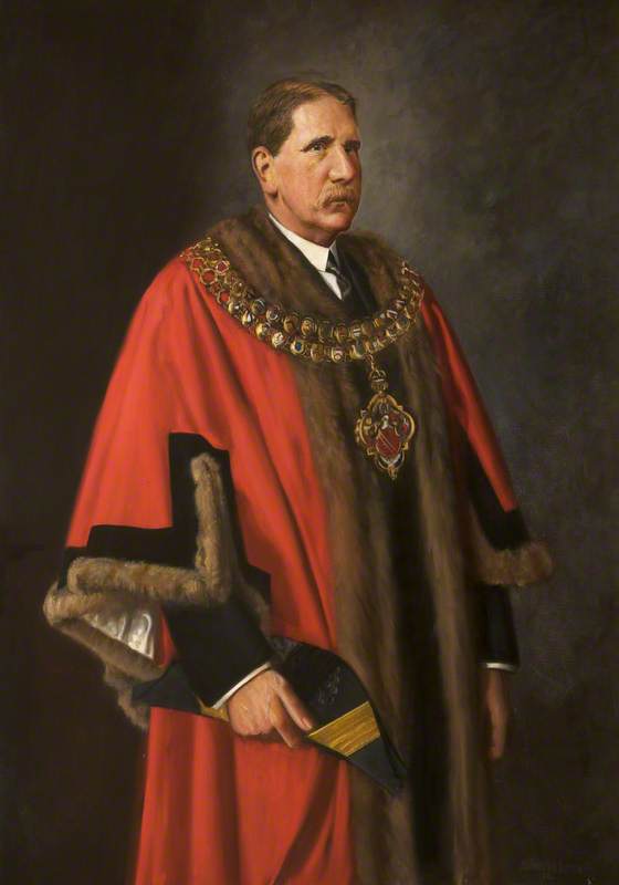 Alderman E. Aspinall (1858–1940), JP, Mayor of Bolton (1923–1924)