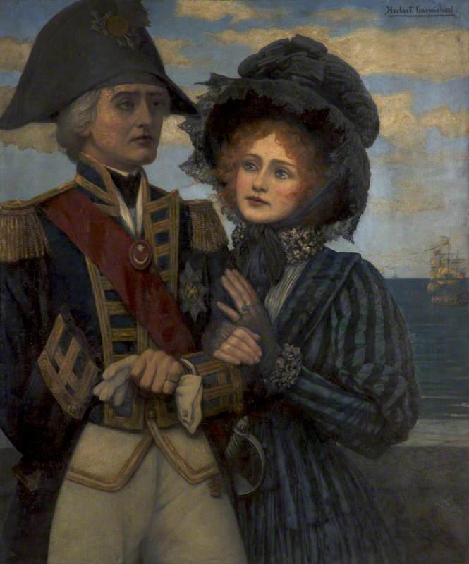 Nelson (1758–1805), and Lady Hamilton (1765–1815)