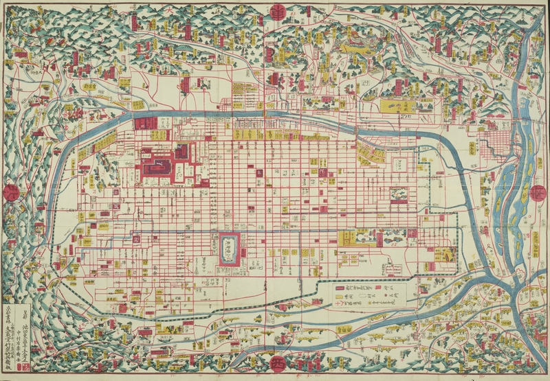 Detailed Map of Kyoto Revised