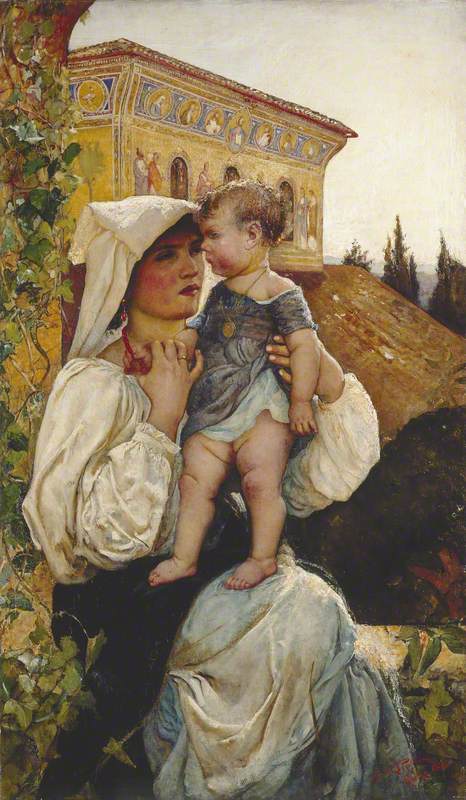 An Italian Mother and Child