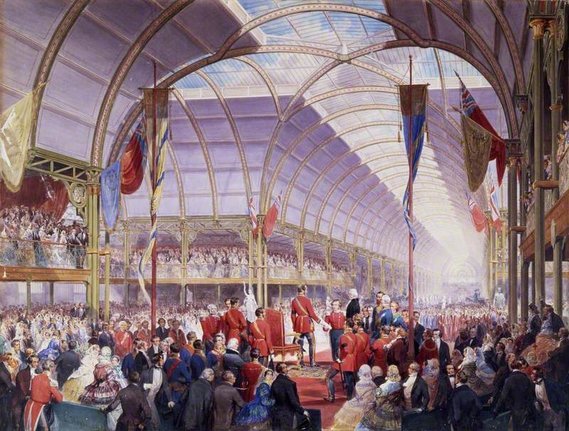 Sir Thomas Fairbairn Handing Over the Address to the Prince Consort in the Art Treasures Exhibition at Manchester in May 1857