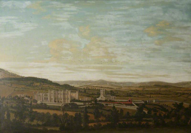 Brancepeth Castle and the Church of St Brandon, County Durham