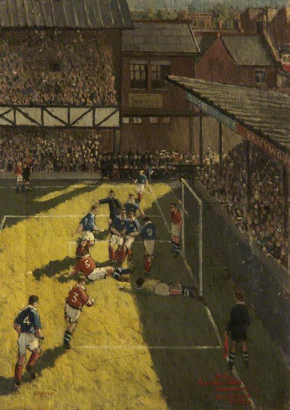 Portsmouth 1, Manchester United 1, Fratton Park, 1924