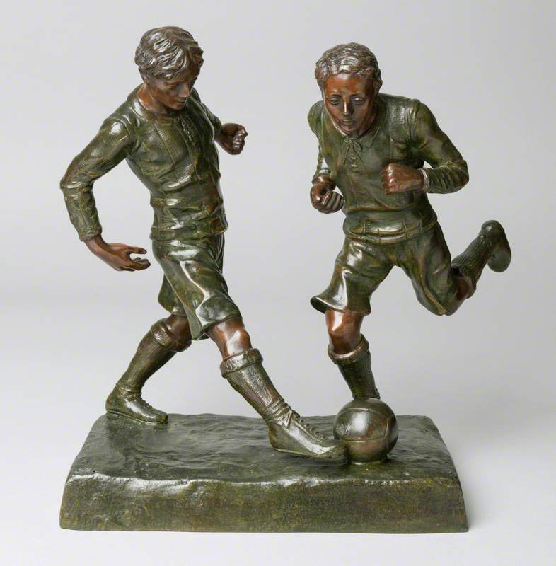 Two Figures of Footballers