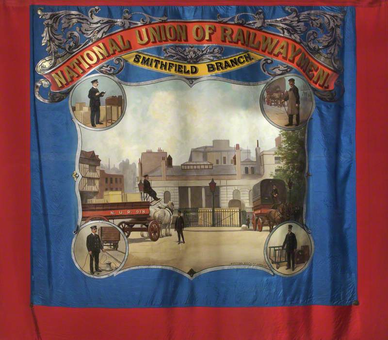 National Union of Railwaymen Smithfield Branch Banner