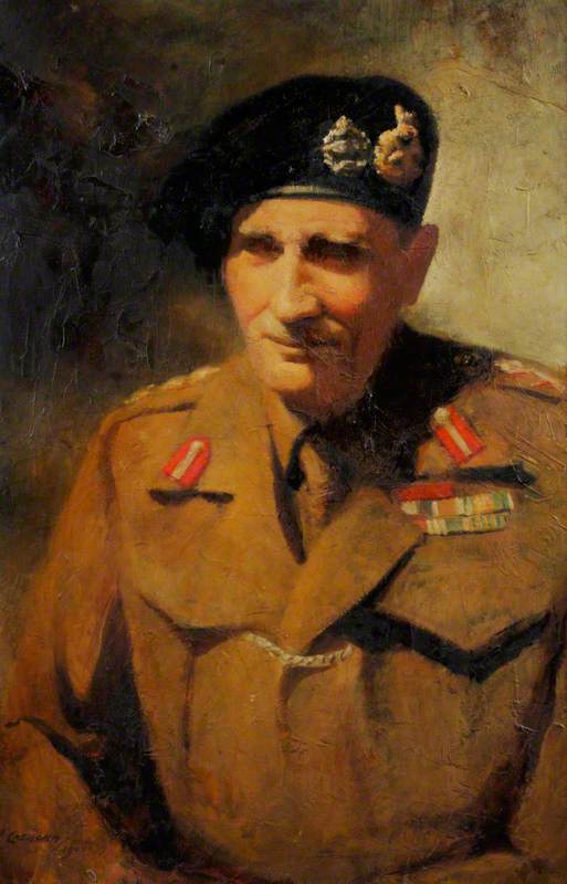 Field Marshal Bernard Law Montgomery (1887–1976), 1st Viscount Montgomery of Alamein, GCB, DSO