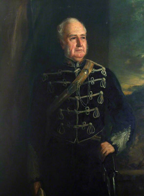 Charles Shaw-Lefevre (1794–1888), 1st Viscount Eversley, in the Uniform of the Hampshire Carabiniers
