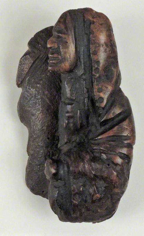 Head and Torso of Figure with Shawl