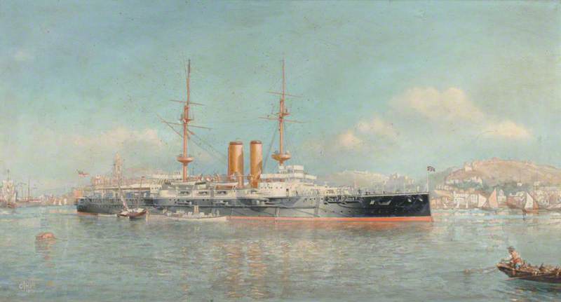 HMS 'Glory' at Malaga