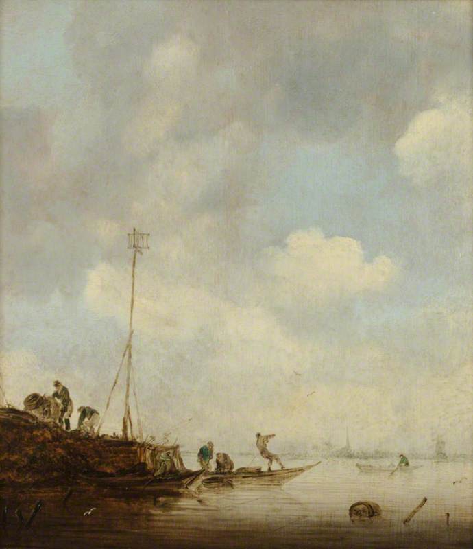 A River Scene in the Low Countries