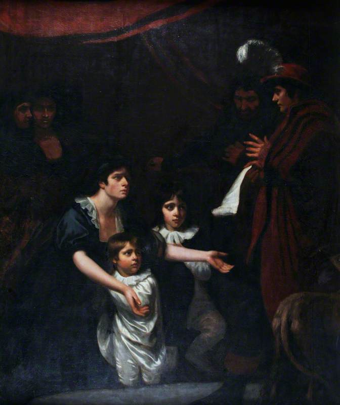 Lady Elizabeth Woodville Pleading for Her Children before Edward IV