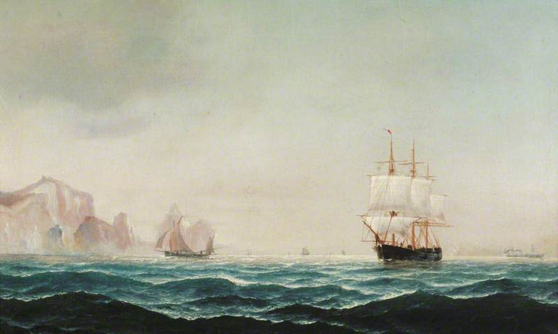 Ships Rounding 'The Needles'