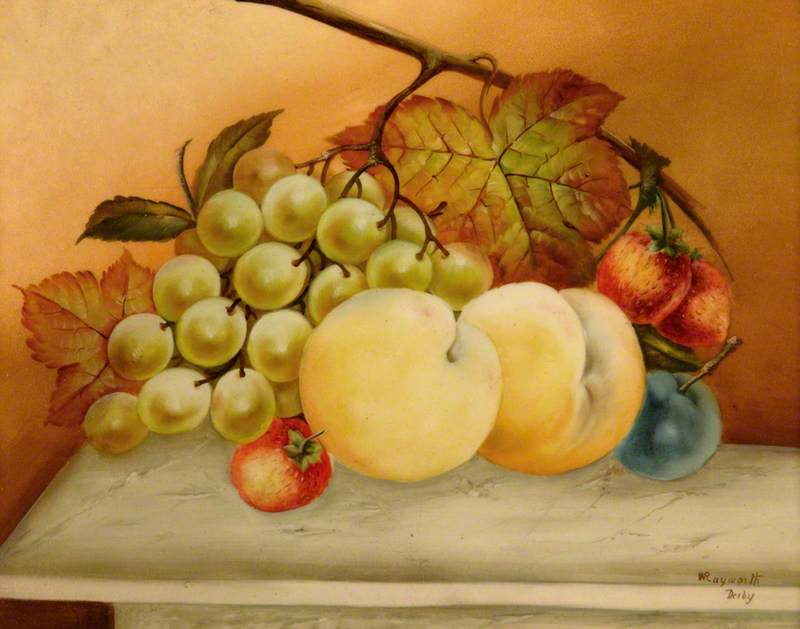 Still Life: White Grapes