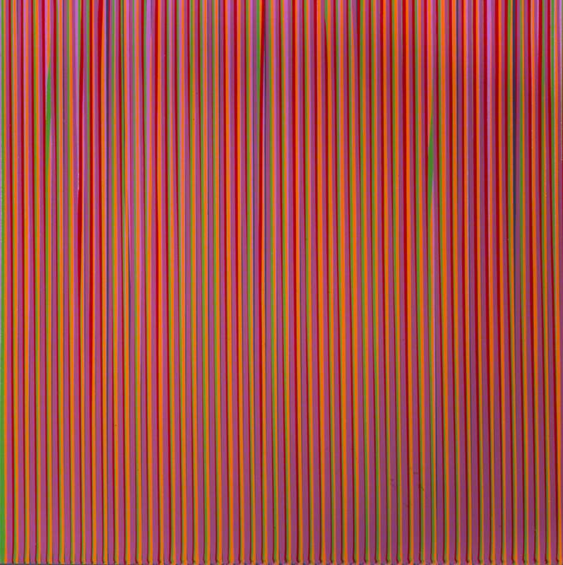 Poured Lines Painting