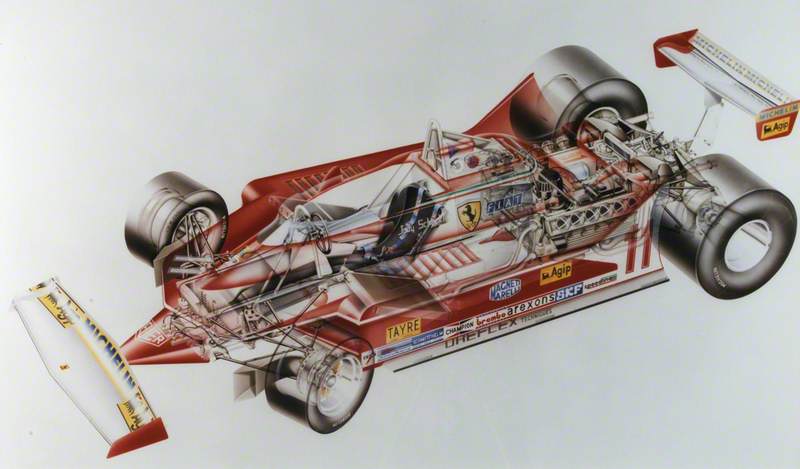 Jody Scheckter's Ferrari