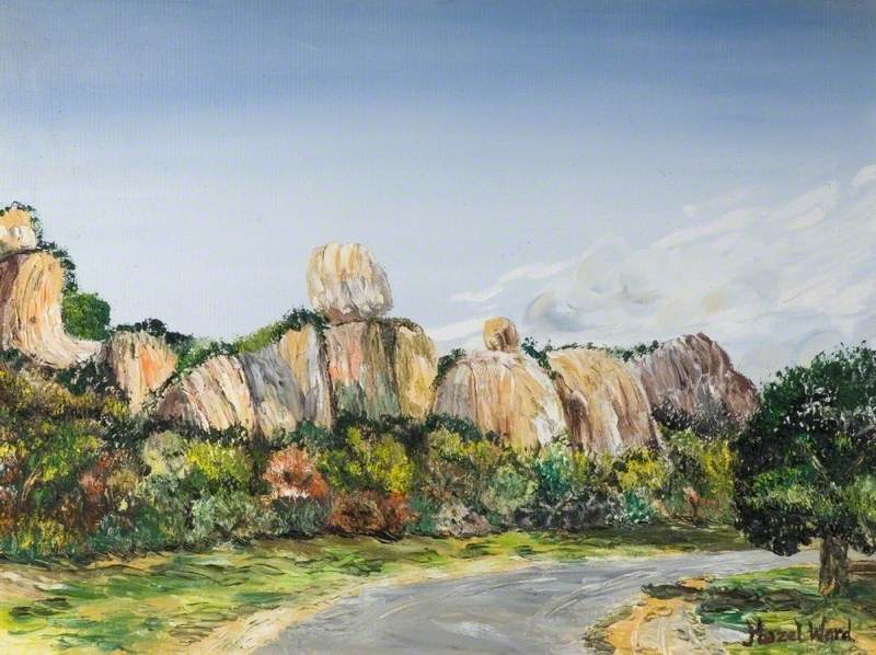 Rocky Landscape with Road