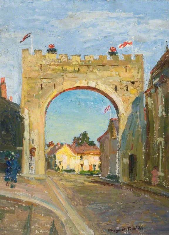 Coronation Arch from Falconer Road, Bushey, 1953