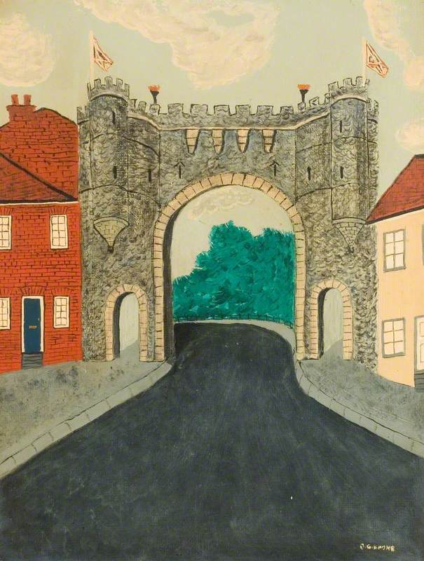 Coronation Arch, Bushey, 1953