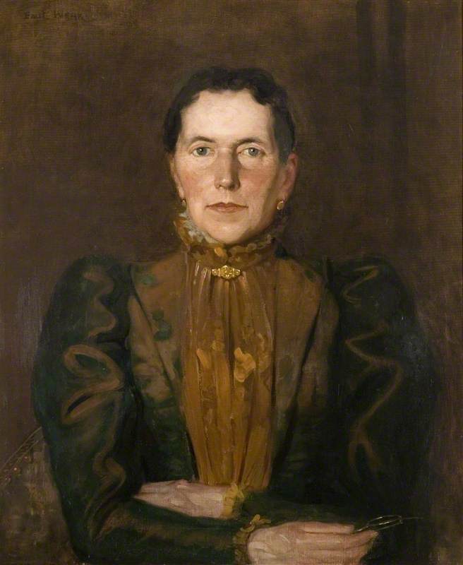 Portrait of a Lady in a Victorian Costume