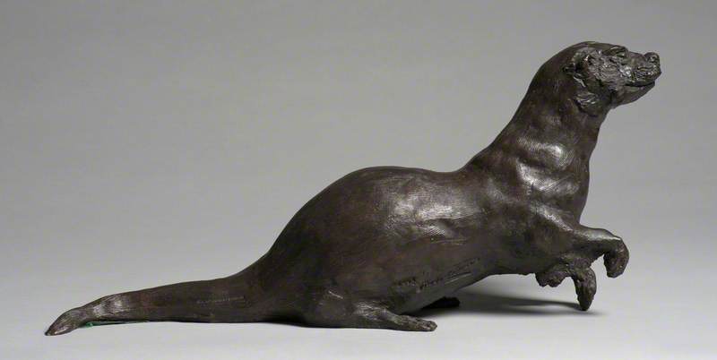 Seated Otter