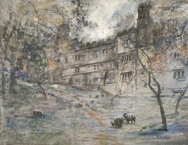 Sheep Grazing by Haddon Hall