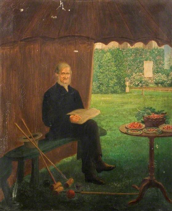 Mr Joseph Cranstone Resting after a Game of Croquet