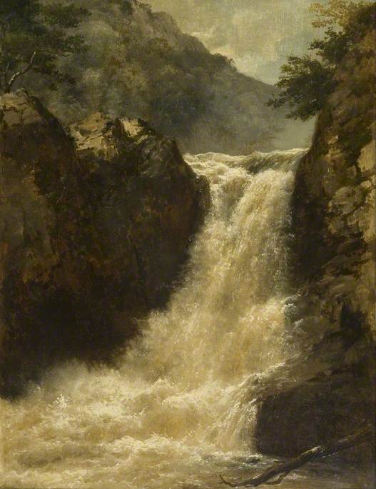Waterfall near Pont-y-Mynach