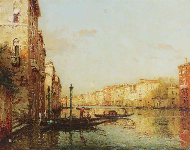 Venetian Canal Scene, Italy*