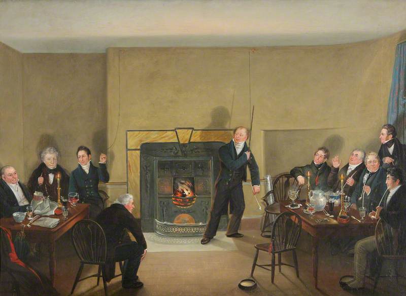 The Smoke Room, Dudley Arms Hotel, 1825