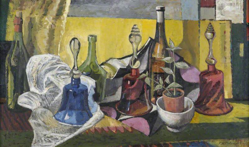 Still Life with Three Glass Bells