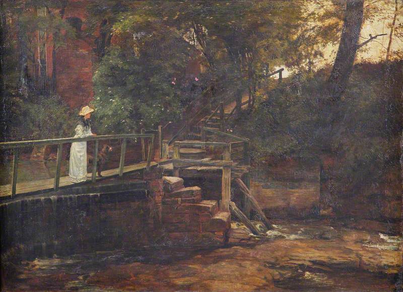 Footbridge at Birch Hill House, Mucklow Hill, Worcestershire