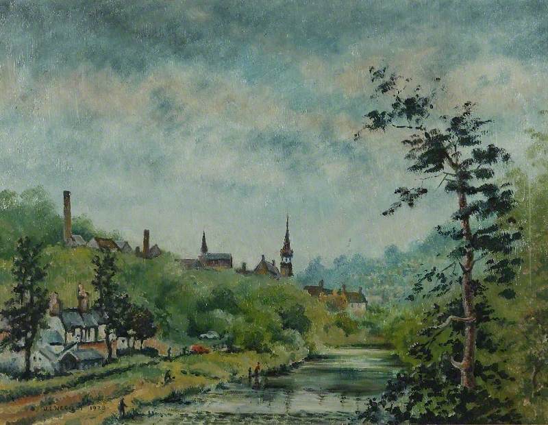Jackfield from Ironbridge, Shropshire