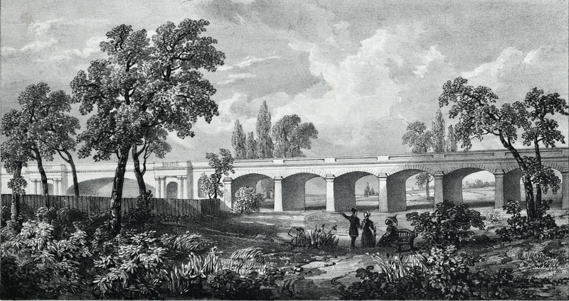 View of the Viaduct of the Proposed Great Western Railway