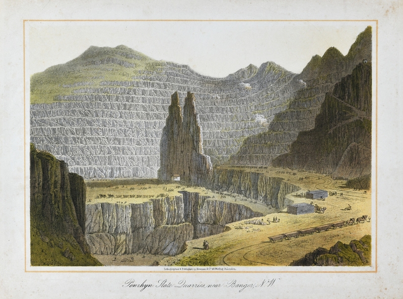 Penrhyn Slate Quarries, near Bangor, North Wales
