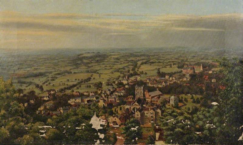 Malvern from the Hills, Worcestershire
