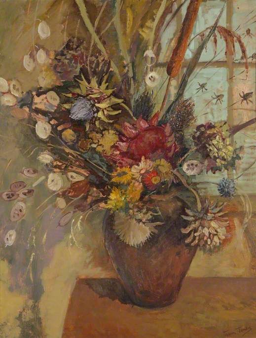 Still Life with Flowers and Grasses
