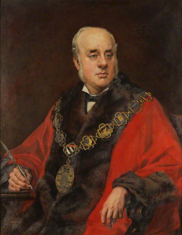 George G. Holt, Mayor of Shrewsbury (c.1890)