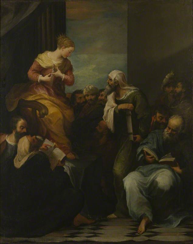 Saint Catherine Disputing with the Judges