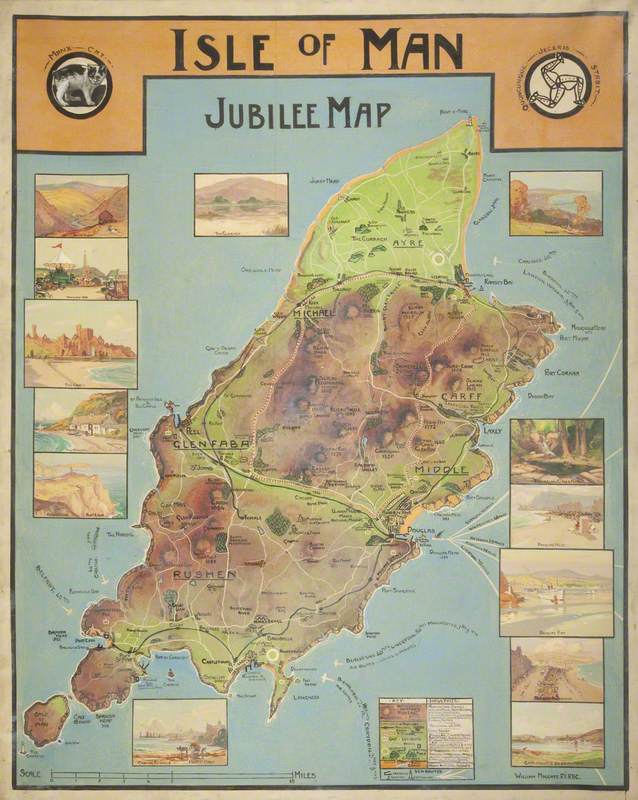 Jubilee Map of the Isle of Man