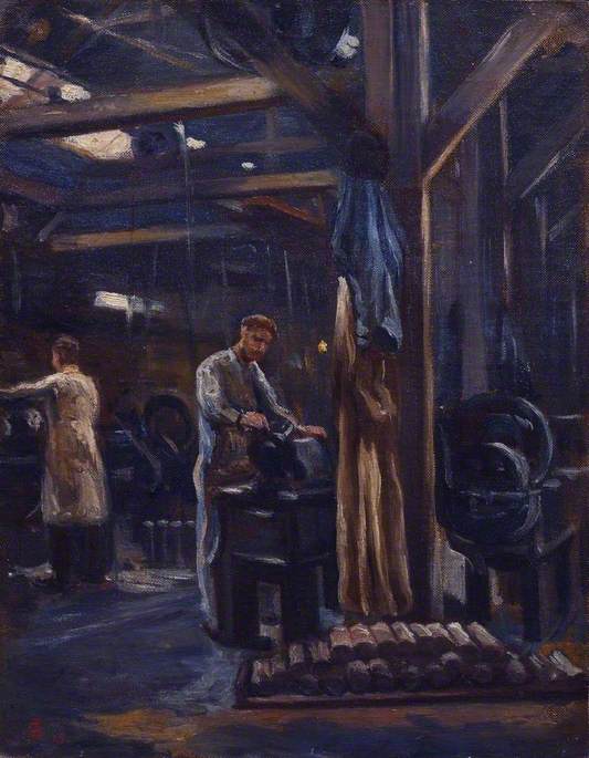 Workers: The Belgian Steel Factory, Goldhawk Road, W12