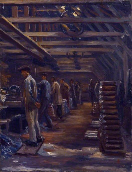 Men at Work: The Belgian Steel Factory, Goldhawk Road, W12
