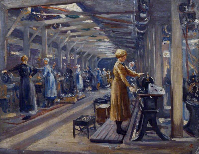Women at Work: The Belgian Steel Factory, Goldhawk Road, W12