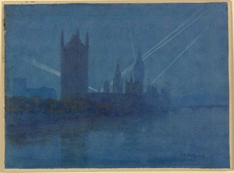 Searchlights Over London