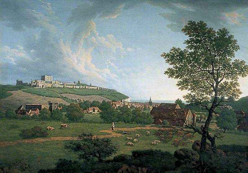 A View of the Town and Castle of Dover, Kent