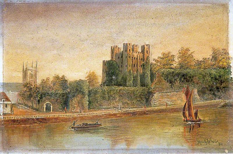 Rochester Castle and Esplanade, Kent