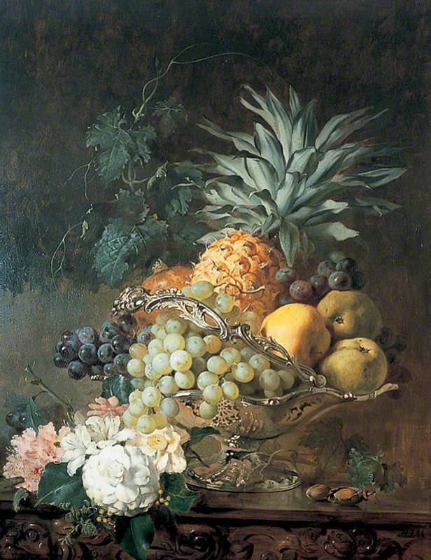 Still Life with Fruit and Flowers