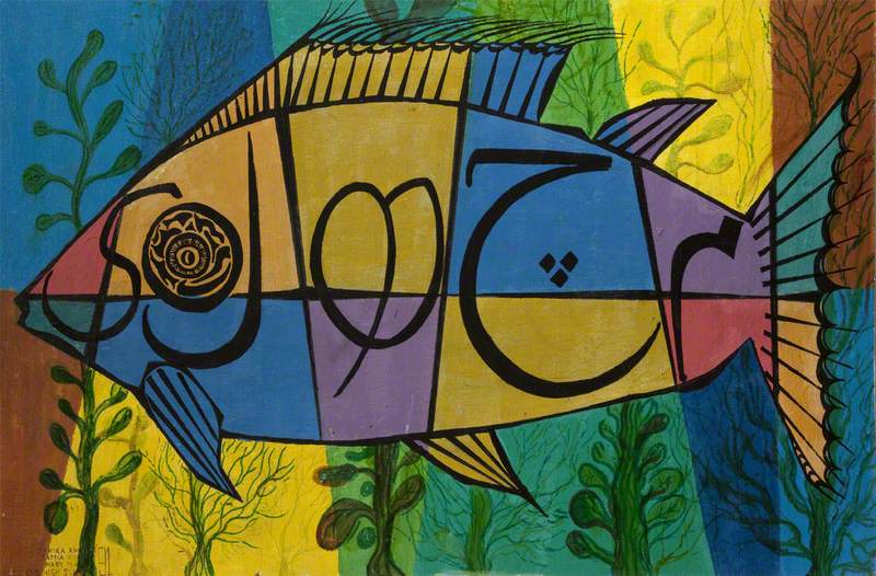 Fish with Abstract Symbols