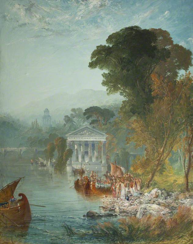 A Classical Lake Scene (Carthage)