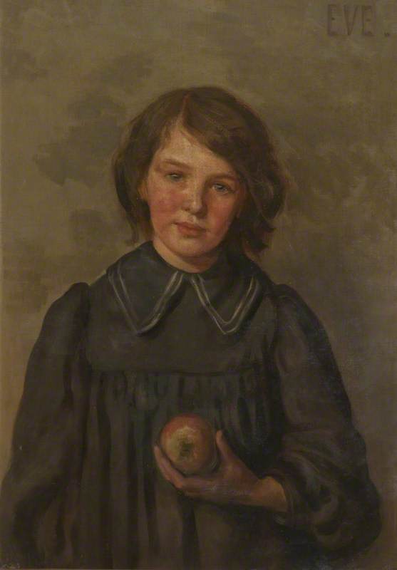 Portrait of a Girl with an Apple